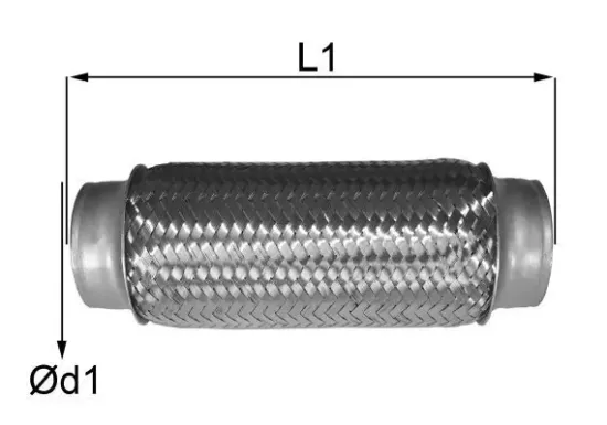 Flexrohr, Abgasanlage IMASAF 06.30.45 Bild Flexrohr, Abgasanlage IMASAF 06.30.45