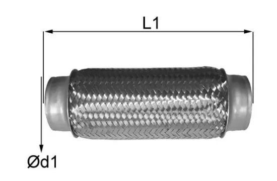 Flexrohr, Abgasanlage IMASAF 06.40.45 Bild Flexrohr, Abgasanlage IMASAF 06.40.45