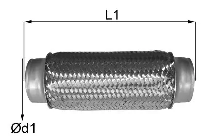 Flexrohr, Abgasanlage IMASAF 06.50.50 Bild Flexrohr, Abgasanlage IMASAF 06.50.50