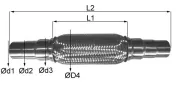 Flexrohr, Abgasanlage IMASAF 06.59.02