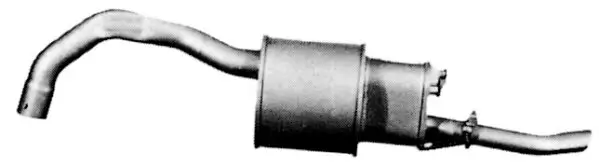 Endschalldämpfer hinten IMASAF 10.50.07