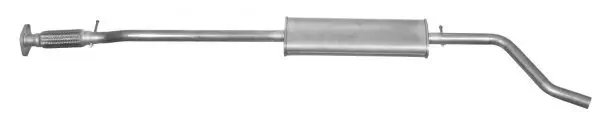 Mittelschalldämpfer mitte IMASAF 25.80.06