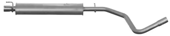 Mittelschalldämpfer Mitte IMASAF 25.91.06