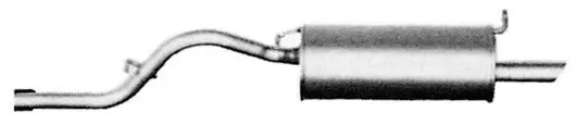 Endschalldämpfer hinten IMASAF 37.01.07 Bild Endschalldämpfer hinten IMASAF 37.01.07