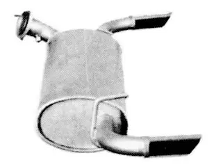 Endschalldämpfer hinten IMASAF 44.36.07