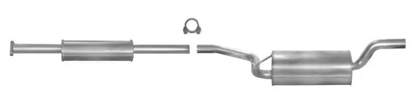 Mittelschalldämpfer Mitte IMASAF 46.30.09