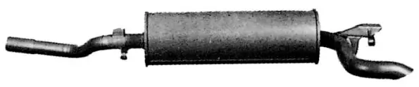 Endschalldämpfer hinten IMASAF 48.55.07
