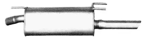 Endschalldämpfer hinten IMASAF 53.28.57 Bild Endschalldämpfer hinten IMASAF 53.28.57