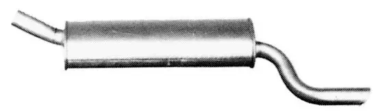 Endschalldämpfer hinten IMASAF 54.06.07