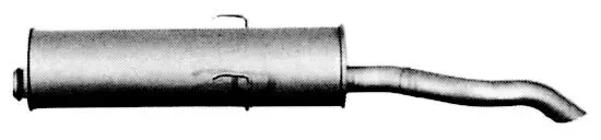 Endschalldämpfer hinten IMASAF 57.55.07