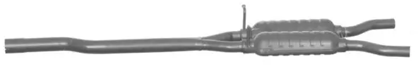 Mittelschalldämpfer mitte IMASAF 71.60.06