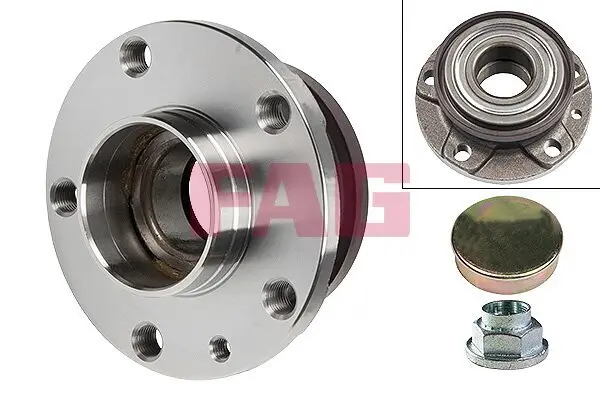 Radlagersatz Hinterachse Schaeffler FAG 713 6060 40
