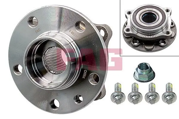 Radlagersatz Vorderachse Schaeffler FAG 713 6063 60
