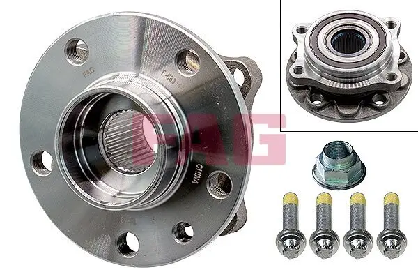 Radlagersatz Hinterachse Schaeffler FAG 713 6063 80