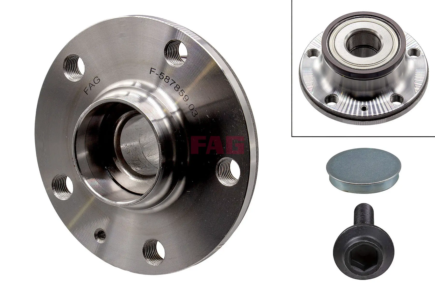 Radlagersatz Hinterachse Schaeffler FAG 713 6111 60