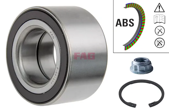 Radlagersatz Vorderachse Schaeffler FAG 713 6111 90 Bild Radlagersatz Vorderachse Schaeffler FAG 713 6111 90