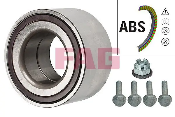 Radlagersatz Hinterachse Schaeffler FAG 713 6122 70