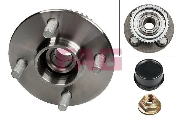 Radlagersatz Hinterachse Schaeffler FAG 713 6134 50