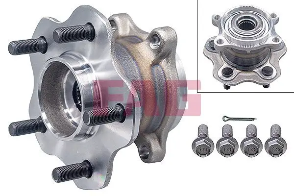 Radlagersatz Hinterachse Schaeffler FAG 713 6139 30