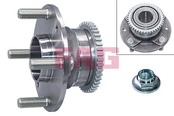 Radlagersatz Hinterachse Schaeffler FAG 713 6155 30