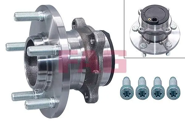Radlagersatz Hinterachse Schaeffler FAG 713 6157 50