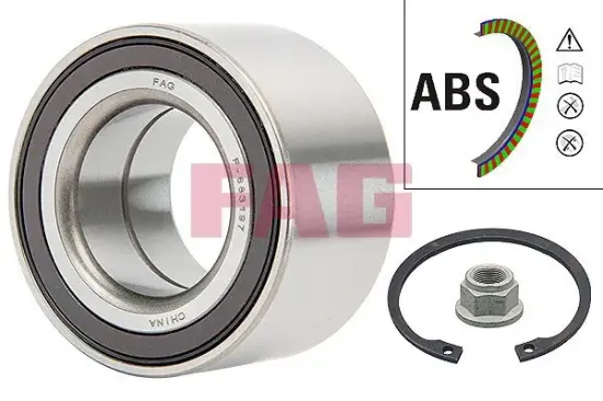 Radlagersatz Vorderachse Schaeffler FAG 713 6162 50 Bild Radlagersatz Vorderachse Schaeffler FAG 713 6162 50