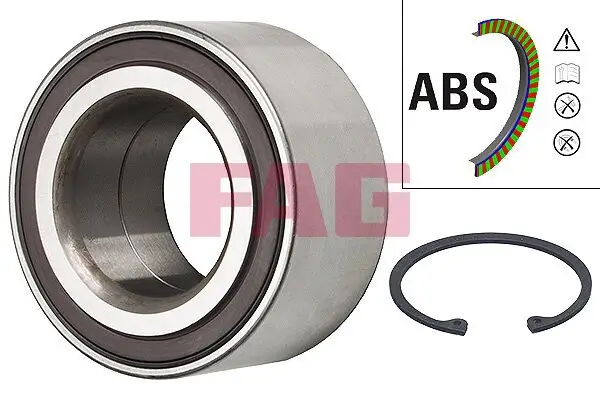 Radlagersatz Vorderachse Schaeffler FAG 713 6179 20