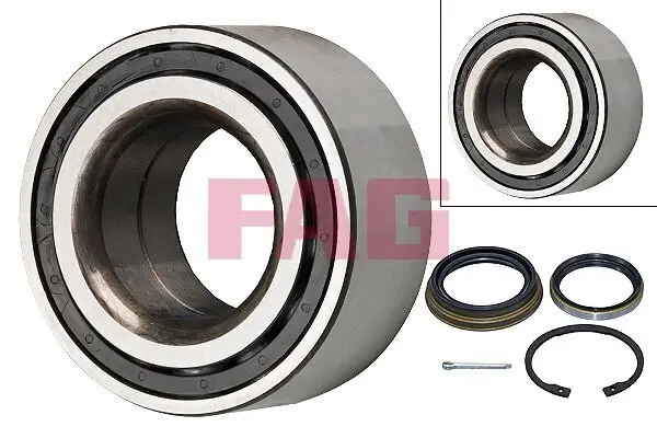 Radlagersatz Vorderachse Schaeffler FAG 713 6184 80