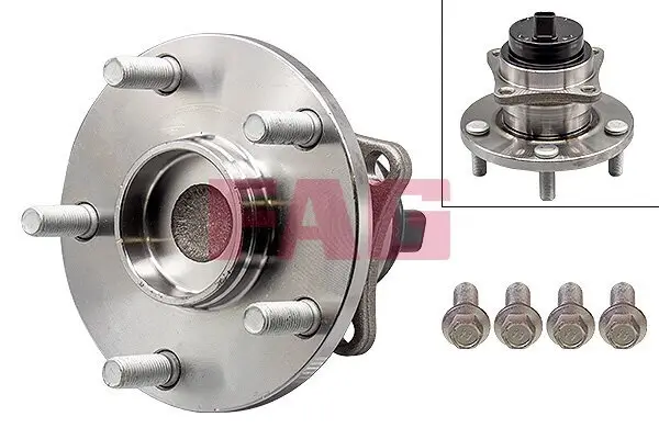 Radlagersatz Hinterachse Schaeffler FAG 713 6188 50