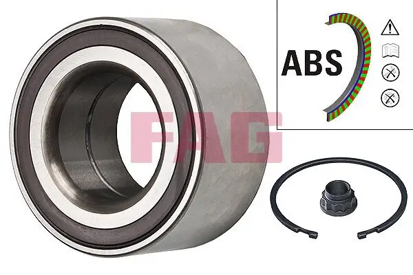 Radlagersatz Vorderachse Schaeffler FAG 713 6189 10