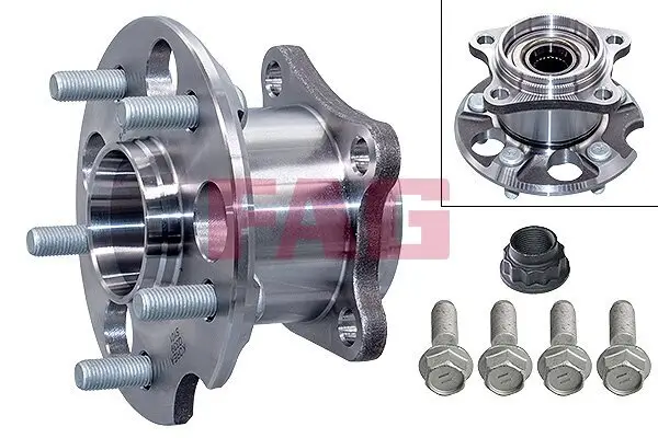 Radlagersatz Hinterachse Schaeffler FAG 713 6189 40