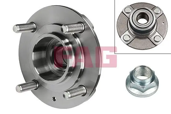 Radlagersatz Hinterachse Schaeffler FAG 713 6190 50
