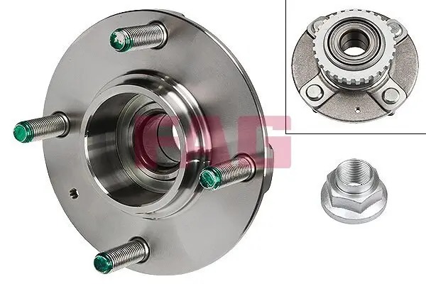 Radlagersatz Hinterachse Schaeffler FAG 713 6194 90