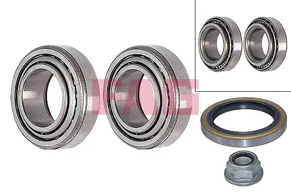Radlagersatz Hinterachse Schaeffler FAG 713 6195 20