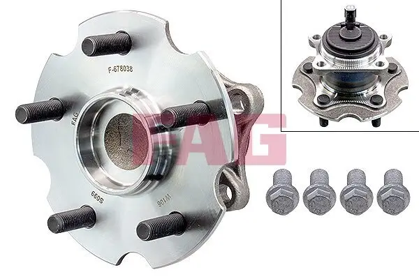 Radlagersatz Hinterachse Schaeffler FAG 713 6211 20