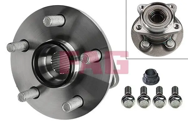 Radlagersatz Hinterachse Schaeffler FAG 713 6212 60