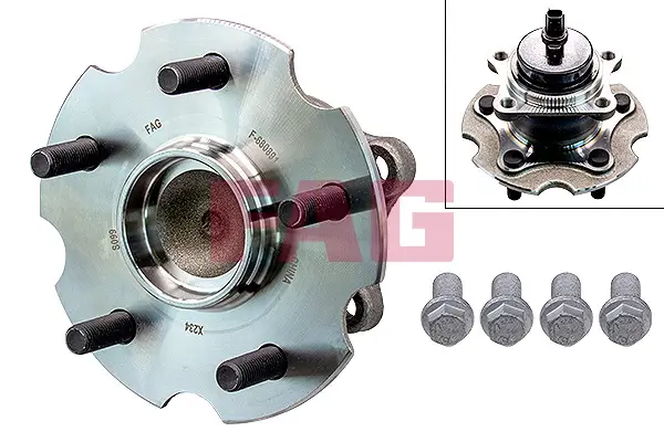 Radlagersatz Hinterachse Schaeffler FAG 713 6217 00