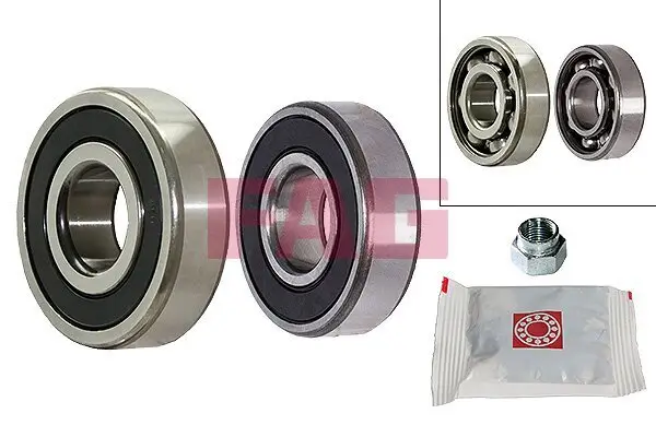 Radlagersatz Hinterachse Schaeffler FAG 713 6231 40
