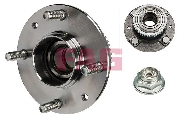 Radlagersatz Hinterachse Schaeffler FAG 713 6260 80