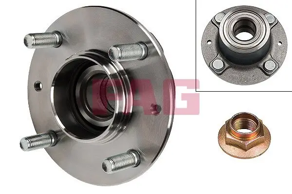 Radlagersatz Hinterachse Schaeffler FAG 713 6261 30