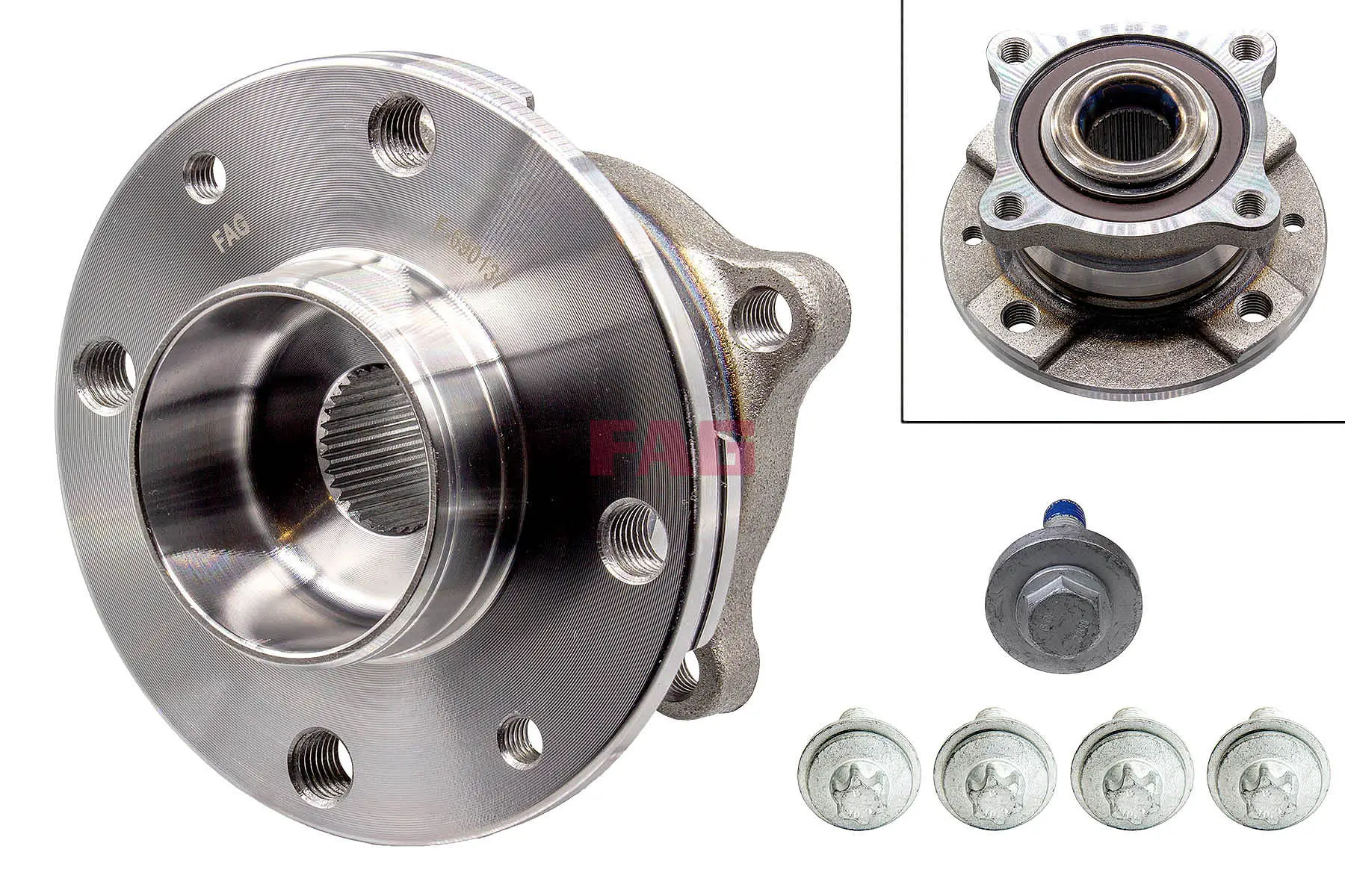 Radlagersatz Hinterachse Schaeffler FAG 713 6312 20