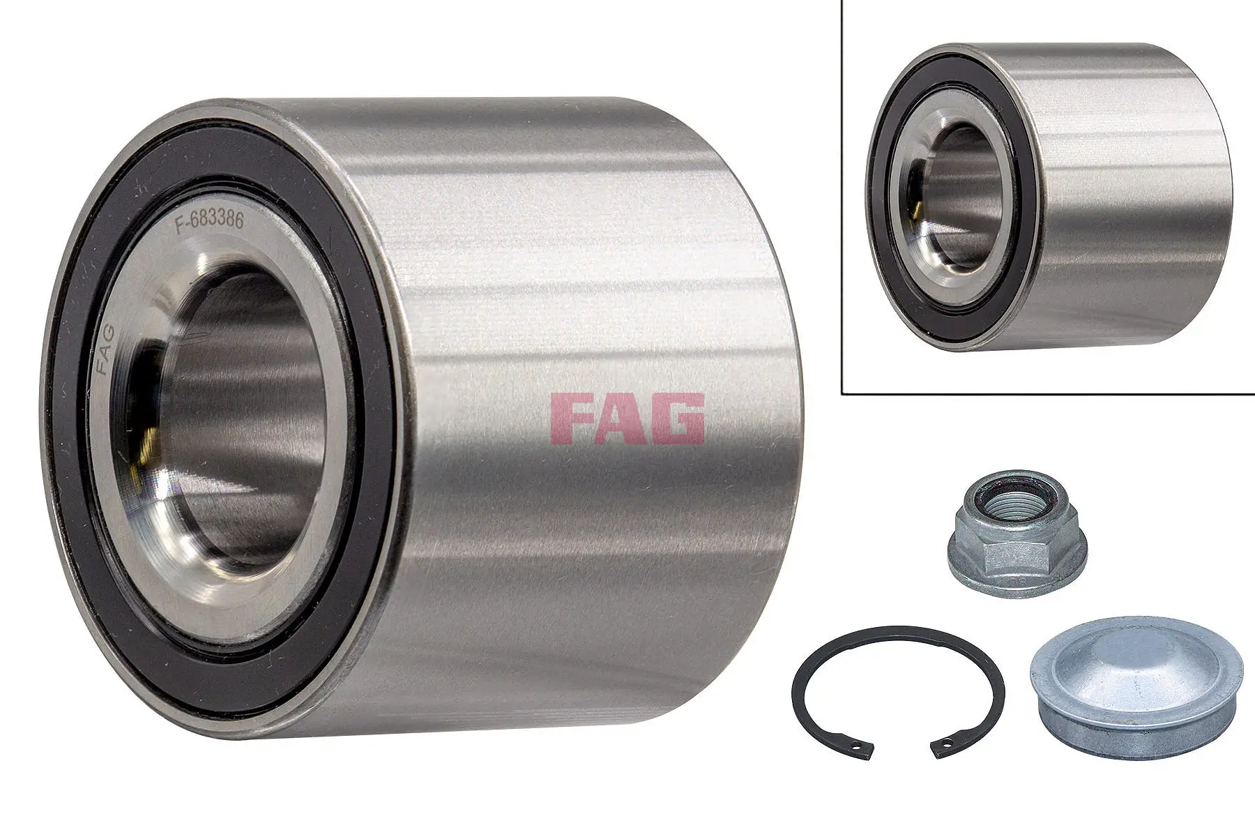 Radlagersatz Hinterachse Schaeffler FAG 713 6312 40