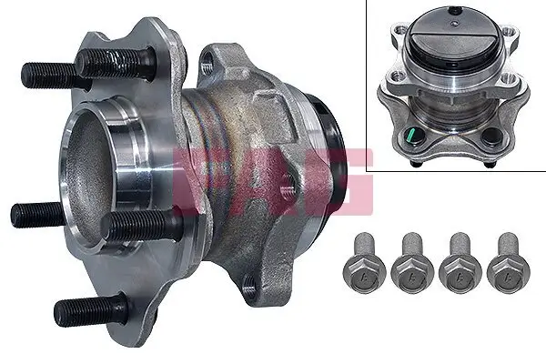 Radlagersatz Hinterachse Schaeffler FAG 713 6330 10