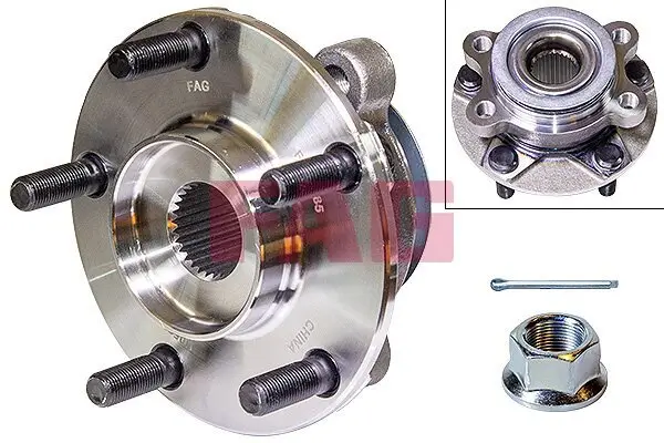 Radlagersatz Vorderachse Schaeffler FAG 713 6332 10