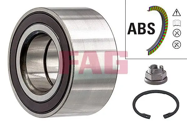 Radlagersatz Vorderachse Schaeffler FAG 713 6332 60