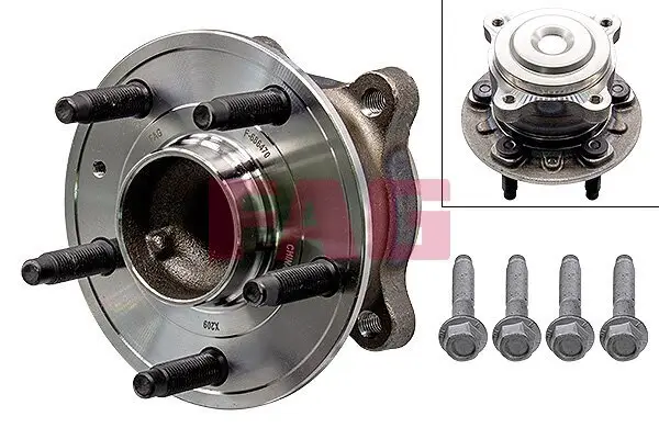 Radlagersatz Hinterachse Schaeffler FAG 713 6452 10