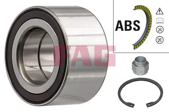 Radlagersatz Vorderachse Schaeffler FAG 713 6507 00 Bild Radlagersatz Vorderachse Schaeffler FAG 713 6507 00
