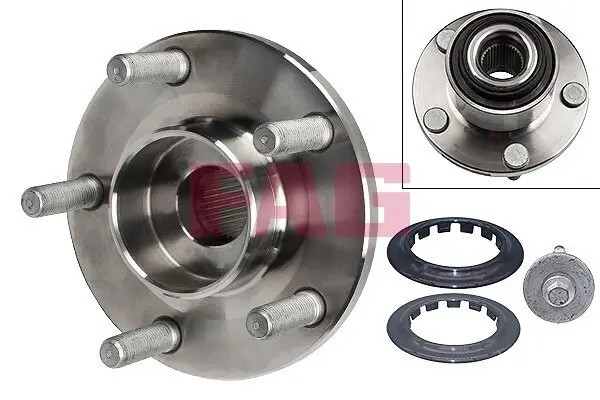 Radlagersatz Vorderachse Schaeffler FAG 713 6604 40