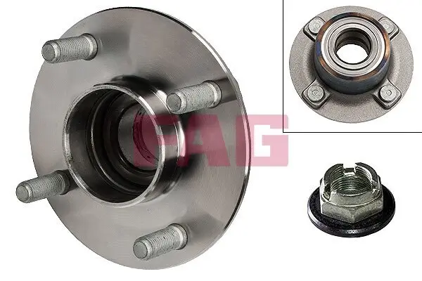 Radlagersatz Hinterachse Schaeffler FAG 713 6783 40