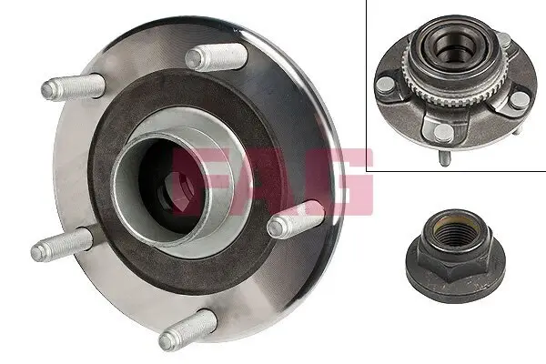 Radlagersatz Hinterachse Schaeffler FAG 713 6787 20